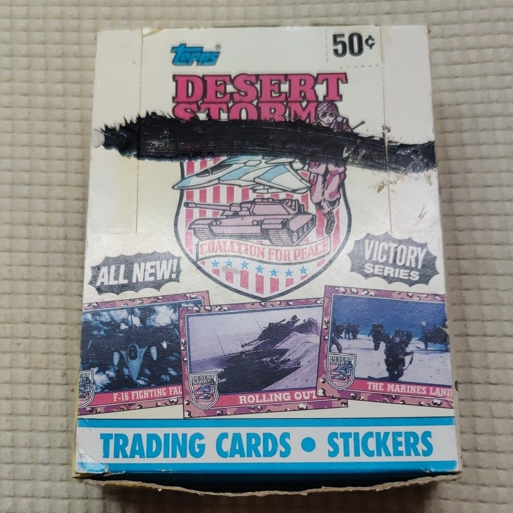1991 Topps Desert Storm Trading Cards And Stickers